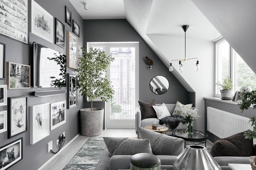 30 Mẫu thiết kế nội thất màu xám nổi bật, sang trọng, hiện đại