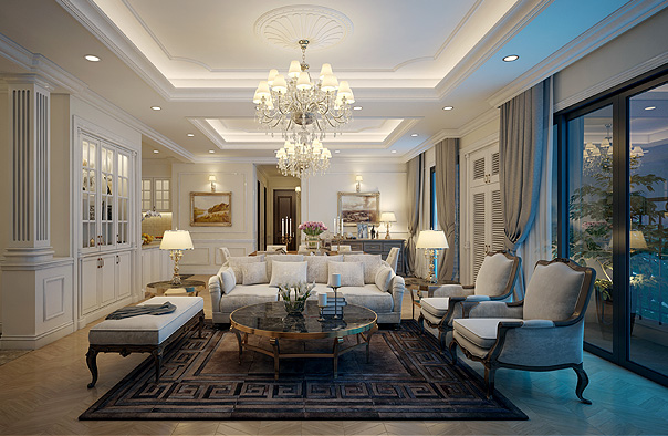 thiết kế nội thất chung cư Times City