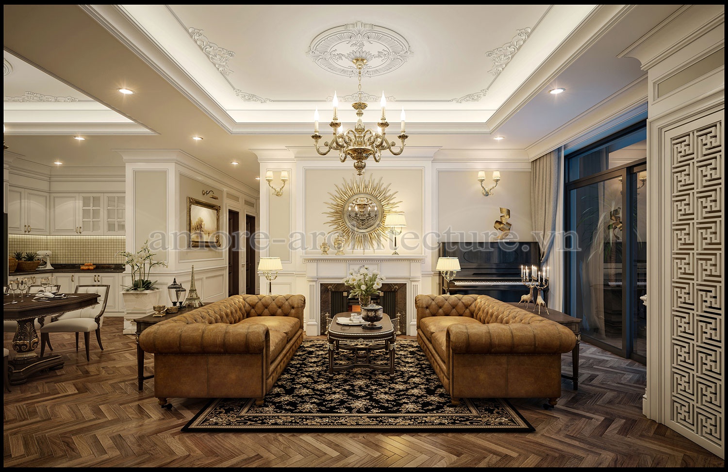3 mẫu thiết kế nội thất chung cư 60m2 đẹp | Housedesign