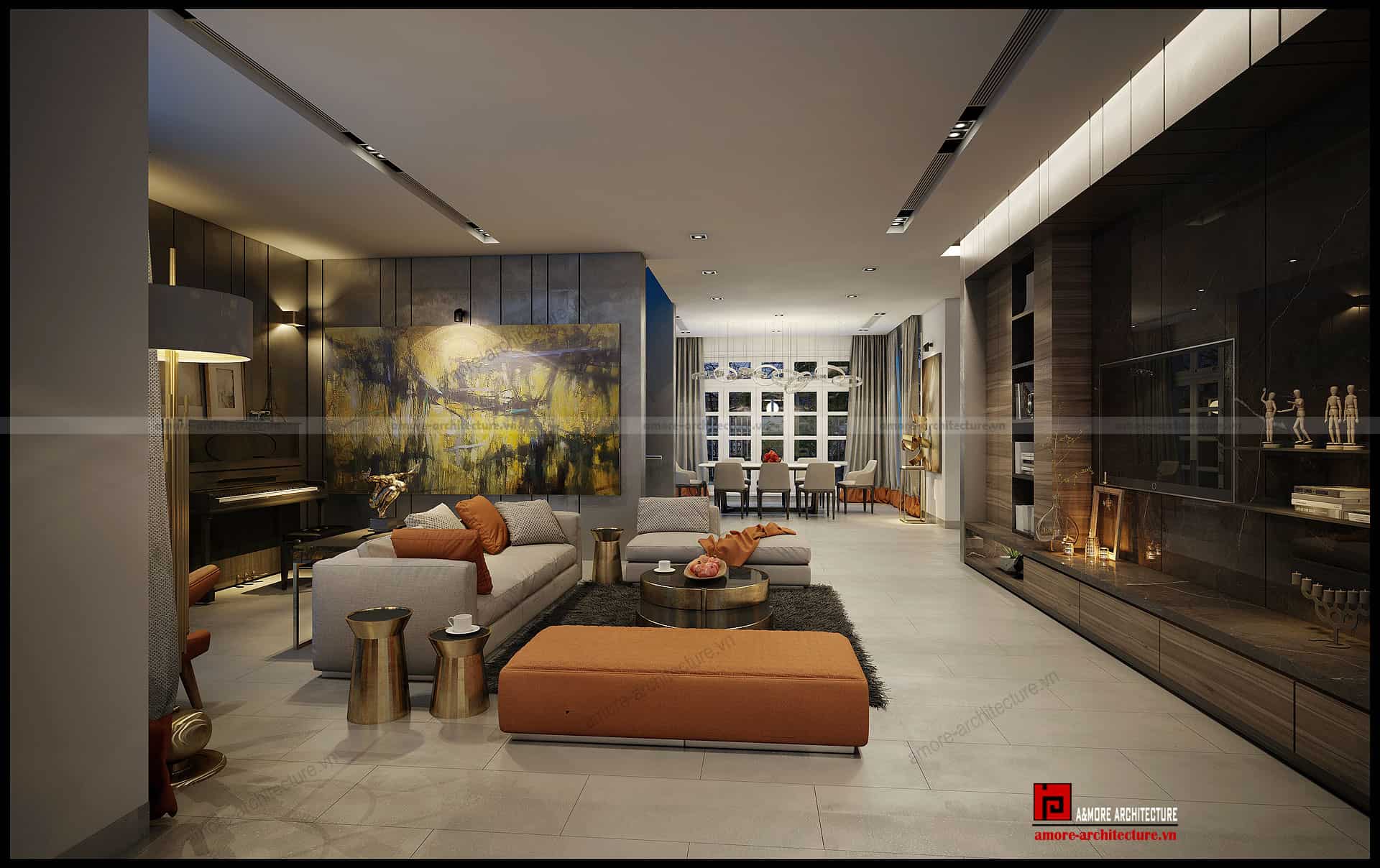 Thiết kế nội thất cho biệt thự đẳng cấp Ciputra