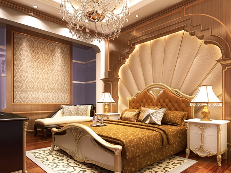 Phòng ngủ 20m2 theo phong cách luxury