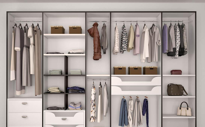Sắp xếp tủ quần áo đơn giản và thông minh sẽ giúp cho không gian phòng ngủ trở nên gọn gàng và tiện lợi hơn. Năm 2024, hãy cùng xem hình ảnh để tìm hiểu thêm các bí quyết sắp xếp tủ quần áo và tạo ra không gian phòng ngủ hoàn hảo.