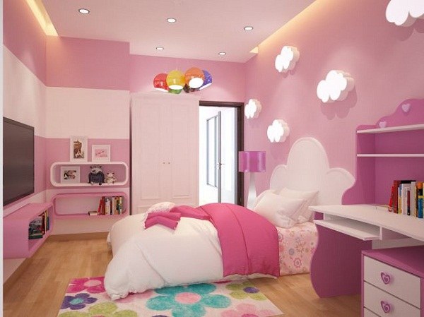 trang trí phòng ngủ cho bé gái 10 tuổi