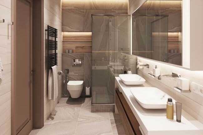 Hãy trải nghiệm không gian phòng tắm 4m2 tiện nghi đến bất ngờ! Với thiết kế thông minh, bạn sẽ có đầy đủ tiện ích mà không bị cấm kỵ khí trùng. Hãy thư giãn trong căn phòng tắm nhỏ xinh của mình và cảm nhận sự thoải mái tuyệt đối.