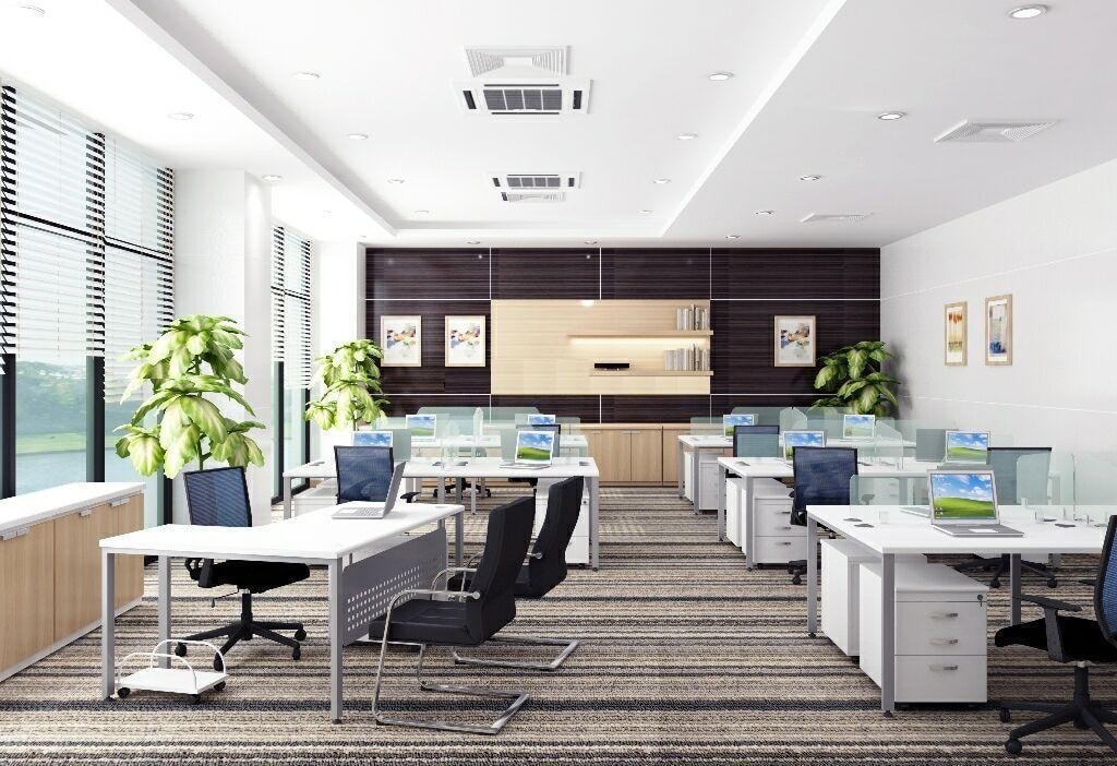 Thiết kế văn phòng 200m2: Thiết kế văn phòng 200m2 là sự kết hợp giữa không gian rộng lớn và sự tiện nghi. Điều này tạo ra một không gian làm việc hiệu quả và thoải mái. Các thiết bị và trang thiết bị công nghệ hiện đại được tích hợp vào thiết kế đồng thời không gian xanh được kết hợp tạo ra khung cảnh tuyệt vời. Xem hình ảnh để hiểu thêm về thiết kế văn phòng 200m2 này.