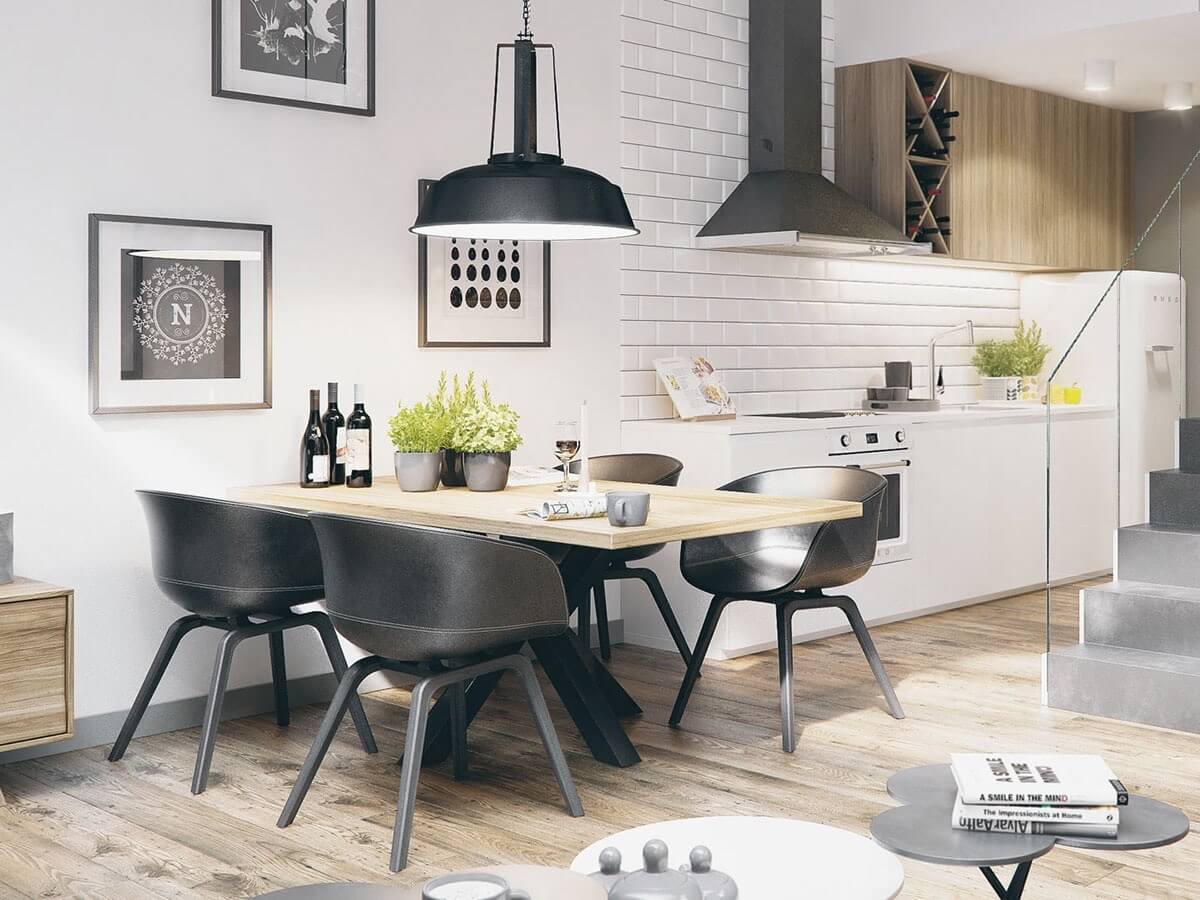 phòng ăn biệt thự