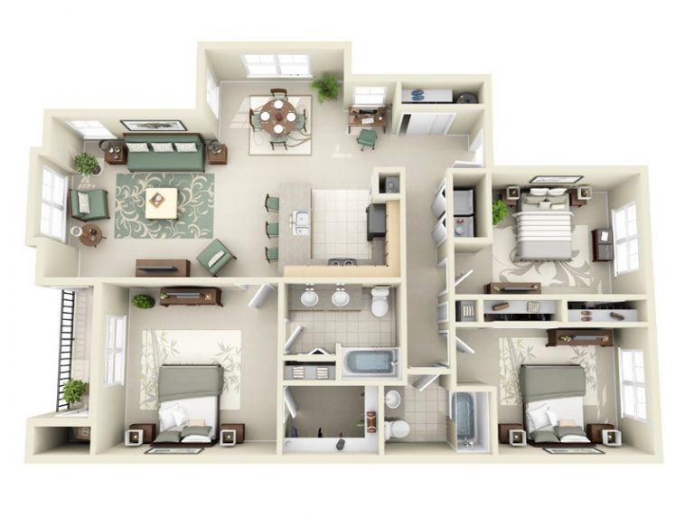 Căn hộ 120m2 đẹp Căn hộ 120m2 đẹp