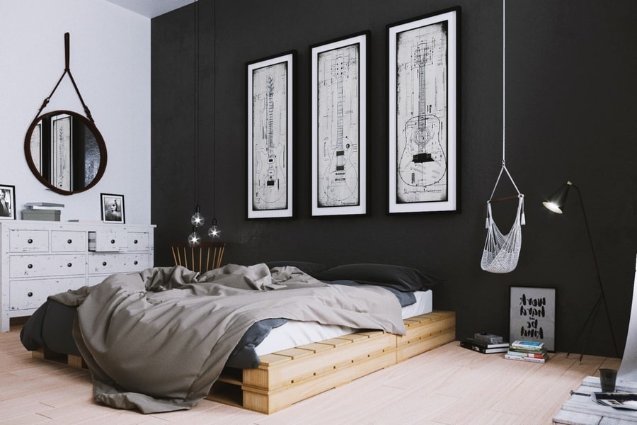 Phòng ngủ màu đen thời thượng 2024 luôn được cập nhật những xu hướng mới nhất. Thiết kế hiện đại, tối giản kết hợp với màu đen độc đáo mang lại không gian nghỉ ngơi lý tưởng. Hãy cùng khám phá những ưu điểm của phòng ngủ màu đen thời thượng này.