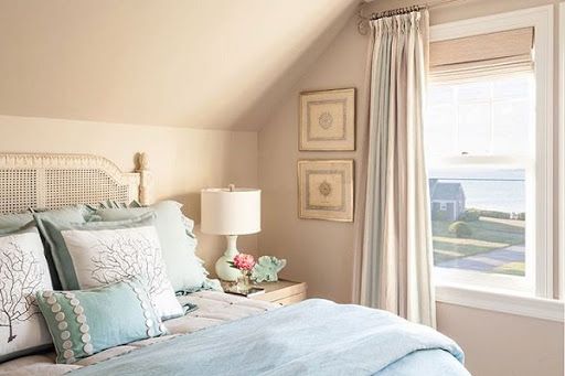 Phòng ngủ màu nâu Phòng ngủ màu nâu