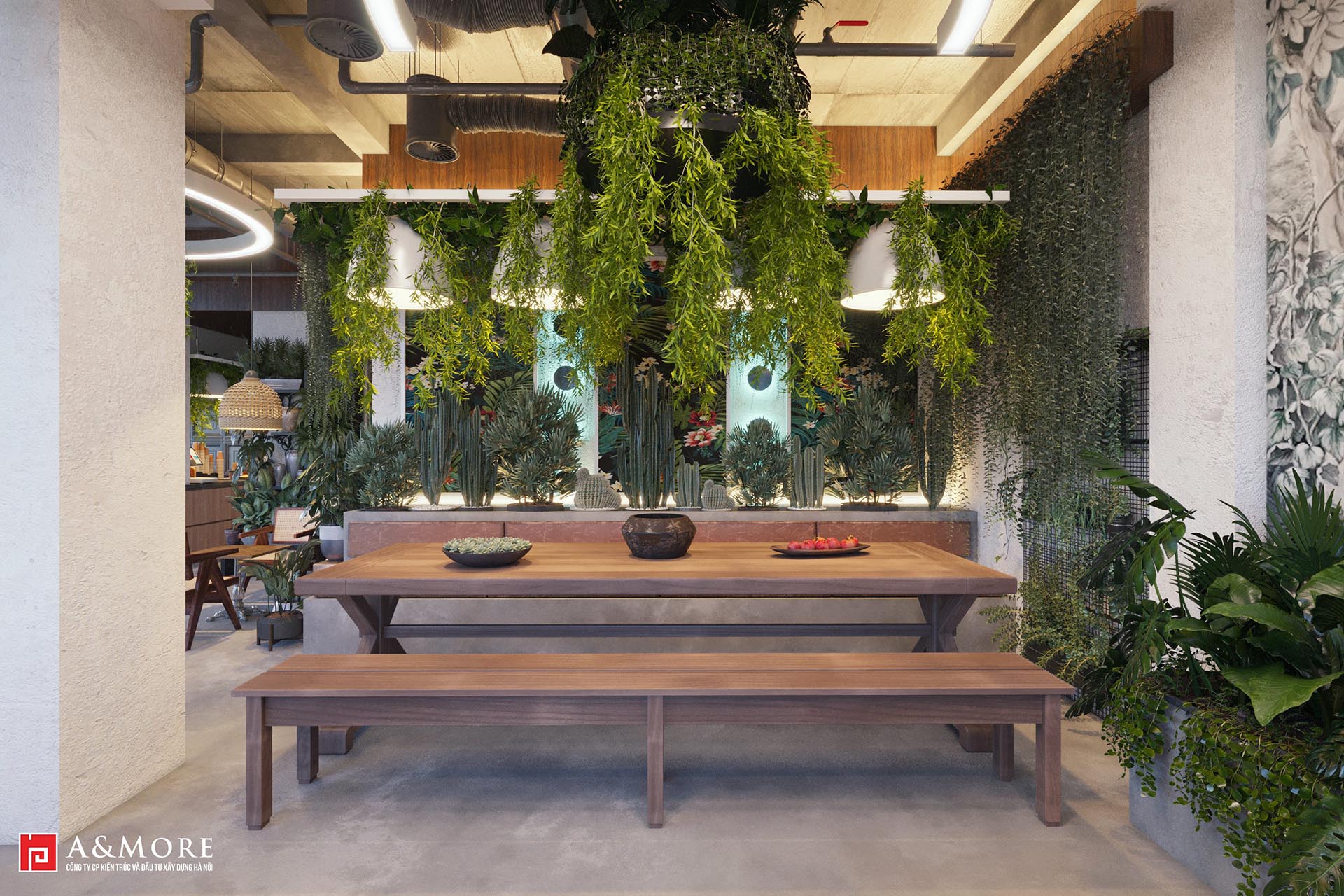 Thiết kế nội thất quán cafe