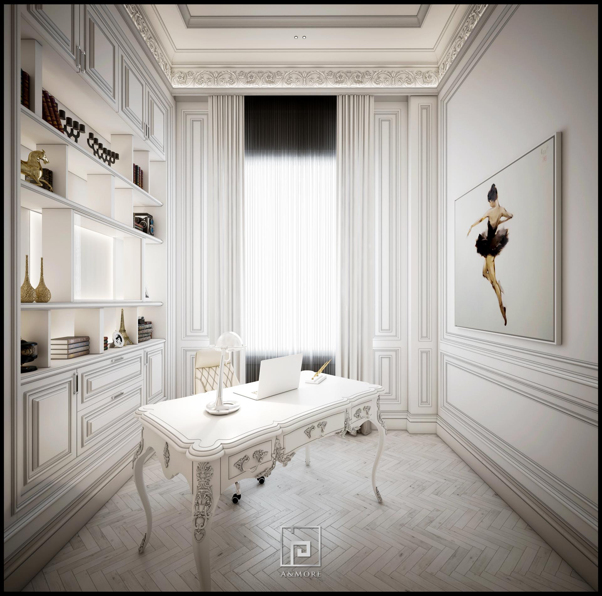 Thiết kế phòng ngủ biệt thự Đăk Lăk