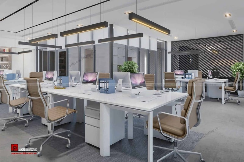 thiết kế văn phòng 90m2 thiết kế văn phòng 90m2 sáng tạo