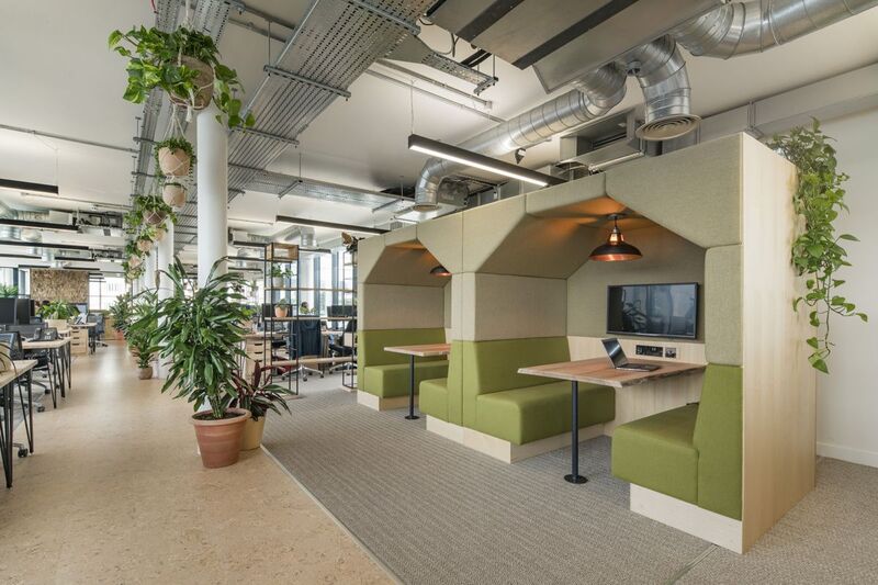 thiết kế văn phòng 90m2 Thiết kế văn phòng Biophilic