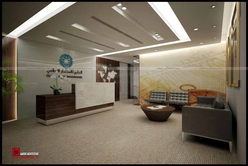 thiết kế văn phòng 90m2 thiết kế văn phòng A&More