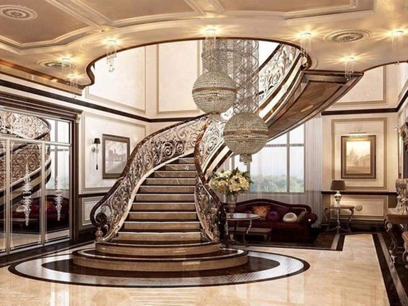 Cầu thang phong cách tân cổ điển