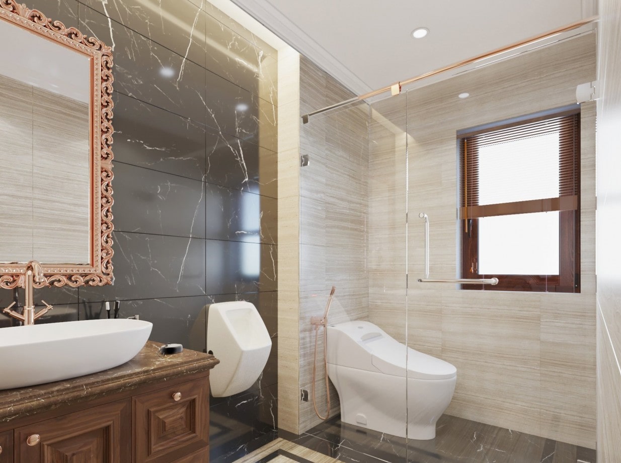 nội thất chung cư gỗ óc chó