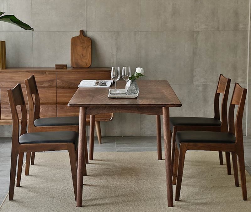 nội thất chung cư bằng gỗ óc chó